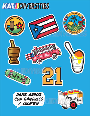 Puerto Rico Sticker Pack